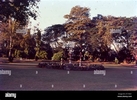 Garden In Aga Khan Palace Pune India Stock Photo Alamy