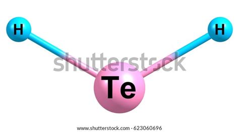 Hydrogen Telluride Inorganic Compound Formula H2te Stock Illustration