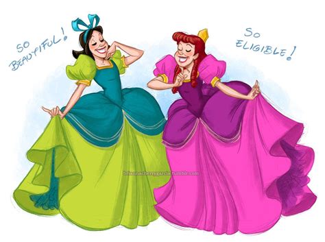 Anastasia And Drizella Anastasia And Drizella Disney Drawings Disney