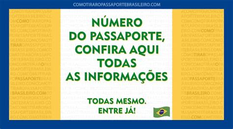 Número do Passaporte como consultar onde fica e muito mais