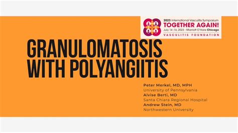 Pediatric Granulomatosis With Polyangiitis Vasculitis Foundation