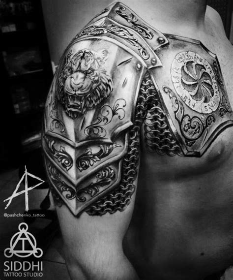 Pin By MJ LifeAblaze On Tattoo Ideas Armor Sleeve Tattoo Shoulder