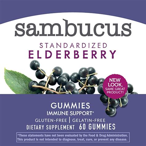 Experience The Benefits Of Natures Way Sambucus Elderberry Gummies