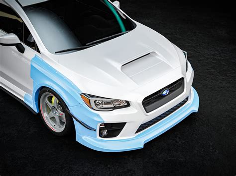 Full Fenderist Spec S Kit Wide Body Kit Subaru Impreza Wrx Sti 14 17