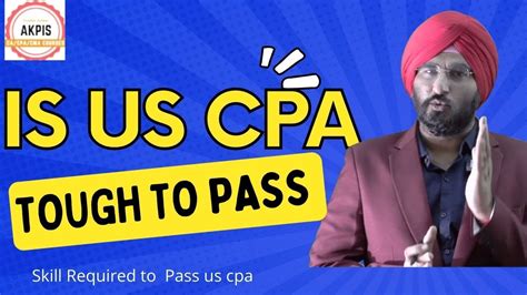 Is US CPA Tough To PASS I US CPA COACHING AKPIS CPA CMA IFRS ACCA