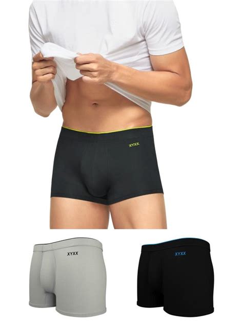 Xyxx Mens Multicolor Solid Tencel Modal Pack Of 3 Briefs Jiomart