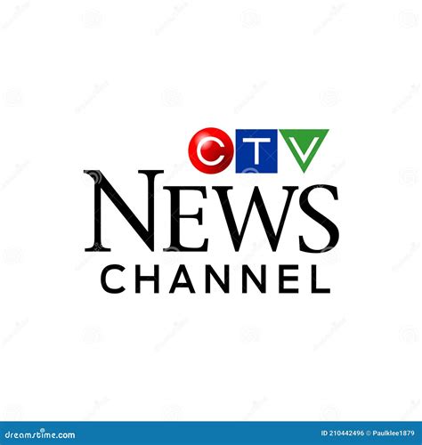 Ctv News Channel Logo Editorial Ilustrativo Sobre Fondo Blanco Foto