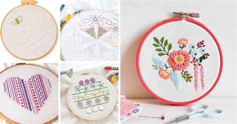 Simple Hand Embroidery Designs For Beginners