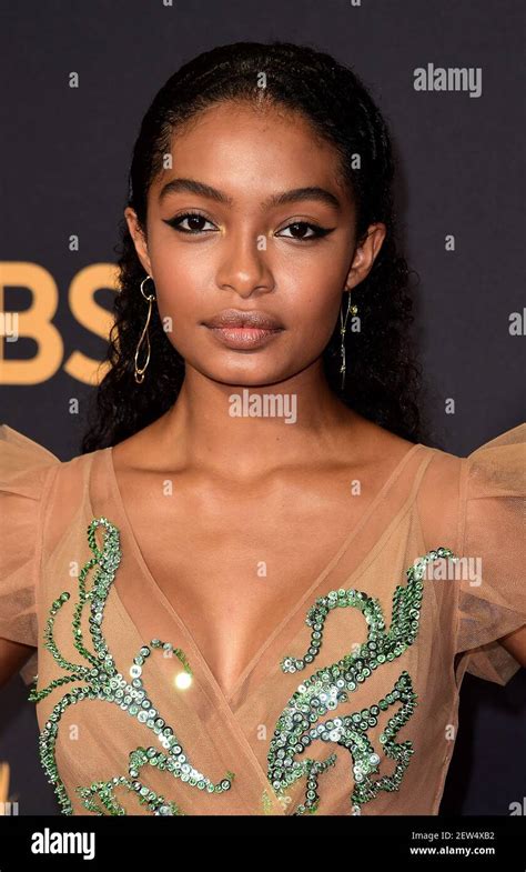 LOS ANGELES CA SEPTEMBER 17 Yara Shahidi Arrives At The 69th Emmy