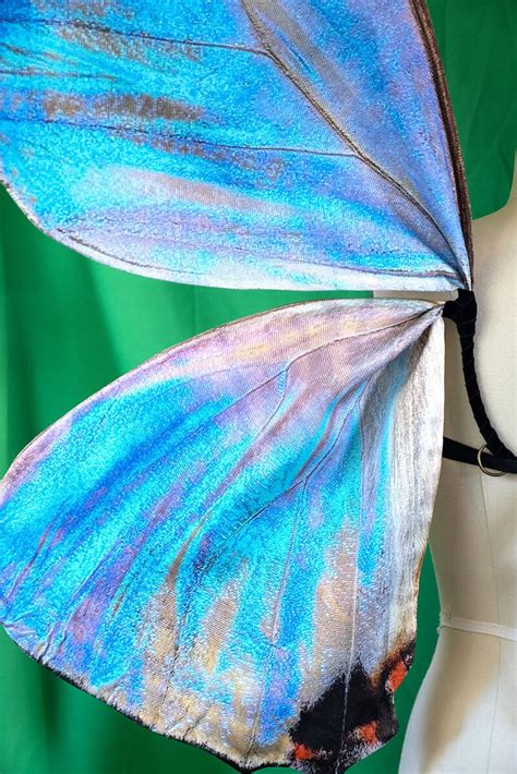 Large Blue Butterfly Costume Wings Morpho Sulkowskyi – Moon Moth Wings