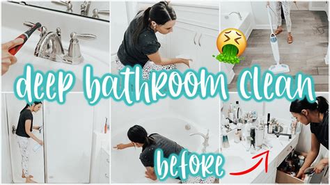 Deep Clean My Bathroom With Me Ultimate Clean More With Morrows