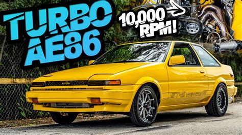 Toyota Ae86 Turbo 4age 16l Spins 10000rpm 900hp 3sgte Drag Corolla