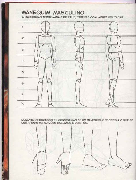 Como Desenhar Corpos Anime Mangá Referencia Anatomia Arte No Papel