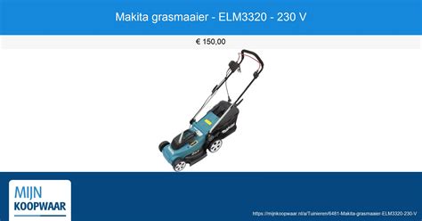 Makita grasmaaier - ELM3320 - 230 V - MijnKoopwaar.nl