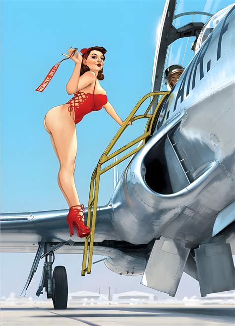 Rule 34 F 80 Shooting Star Heels Long Legs Pinup Romain Hugault 6254406