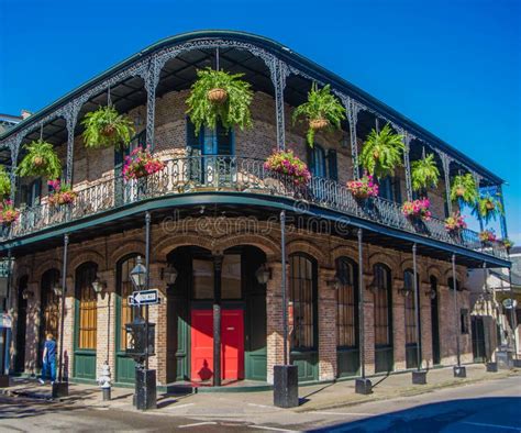 French Quarter Architecture in New Orleans, Louisiana. Stock Image ...