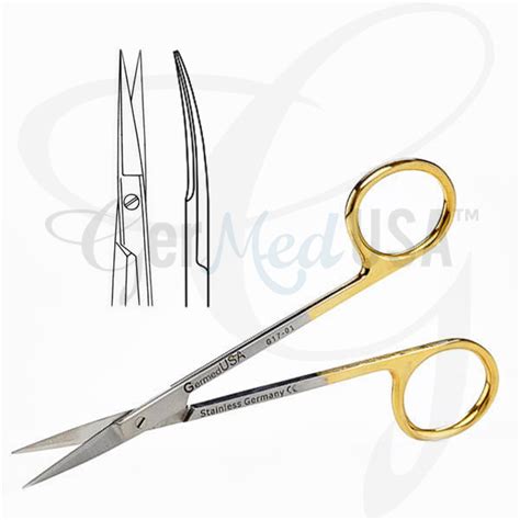 Iris Scissors Tungsten Carbide GerMedUSA Inc