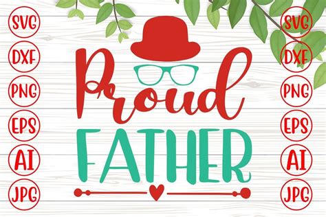 Proud Father Svg Graphic By Graphicbd · Creative Fabrica