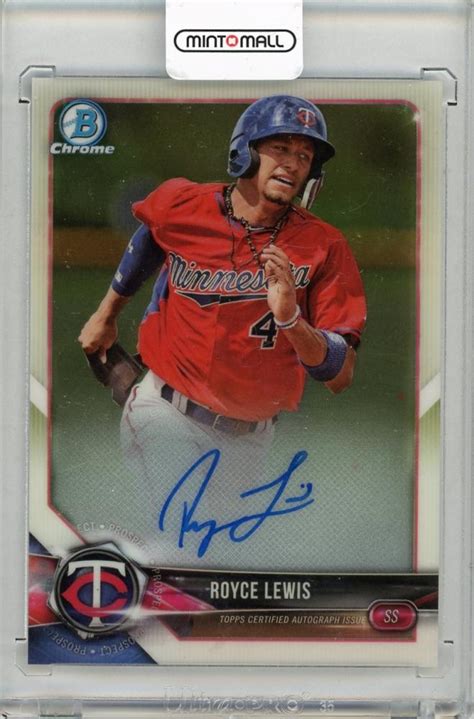 Mint Bowman Chrome Prospect Autographs Royce