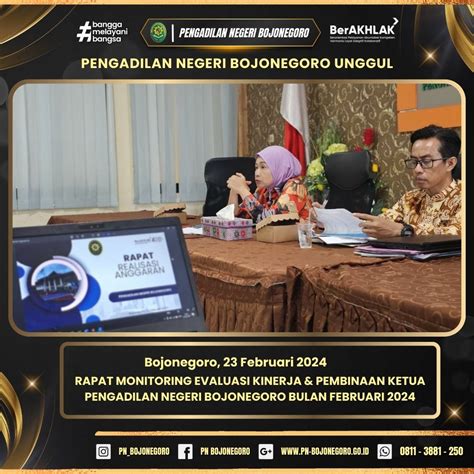 Rapat Monitoring Evaluasi Kinerja Bulan Februari 2024 Dan Pembinaan