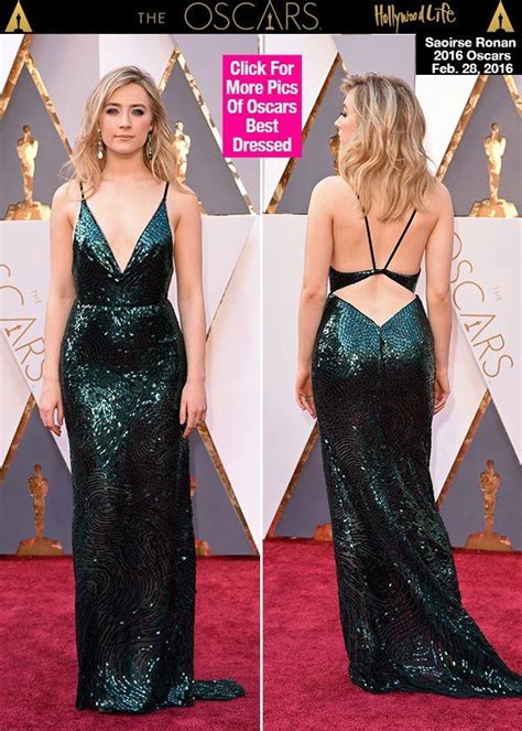 Saoirse Ronan’s Oscars Dress: Dazzles In Sexy, Backless Gown | Best ...