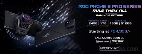 Asus ROG Phone 8 Pro S India Price Revealed Technews360