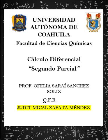 Tarea Segundo Parcial Calculo Diferencial Pdf