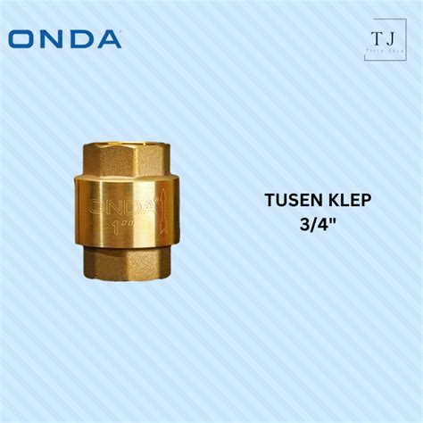 Jual Tusen Klep Onda Kuningan Brass Foot Valve Foot Klep Check