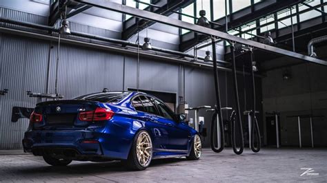 Bmw M3 F80 Blue Z Performance Zpforged 5 Wheel Front