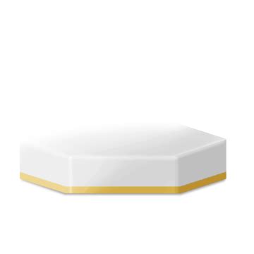 Product Display Podium Hd Transparent Single Gold White Product