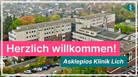 EIN GUTER ORT ZUM ARBEITEN Asklepios Klinik Lich YouTube