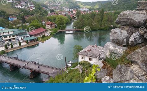 Ciudad Del Krupa De Bosanska Bosnia Y Herzegovina Imagen De Archivo