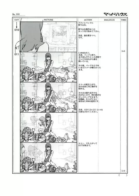 Satoshi Kon Ani Kuri15 Ohayo Production Materials Storyboard 30674 Sakugabooru Satoshi