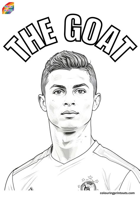 10 Ronaldo Colouring Sheets Free Pdf Printables