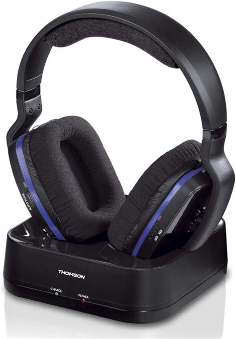 Thomson Casque Sans Fil TV WHP3311BK Over Ear Avec Station De