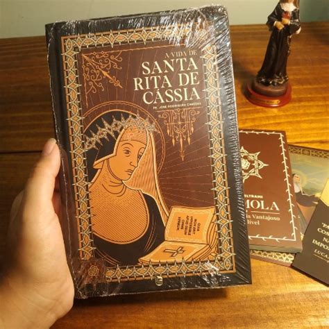 Livro Santa Rita de Cássia Minha Biblioteca Católica Box Shopee