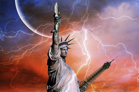 statue of liberty under lightning – Lois Phillips, PhD