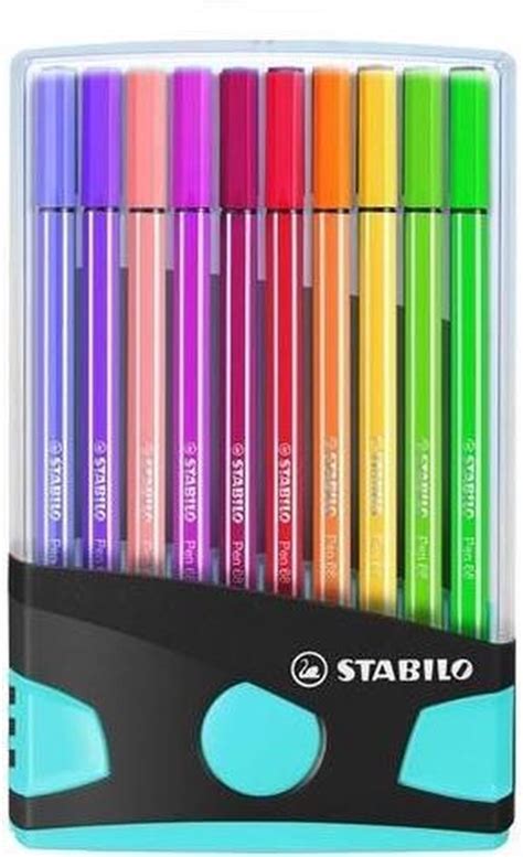 Stabilo Pen Premium Viltstift Colorparade Antraciet Licht