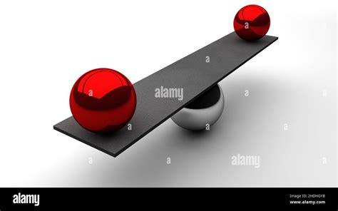 Balance Seesaw Balances Seesaws Stock Photo Alamy