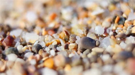 Sand grains close up 14474035 Stock Video at Vecteezy