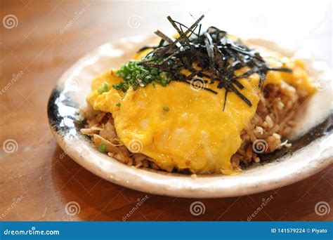 Fried Rice Japanese Style Omu Soba Meshi Teishoku Stock Photo Image