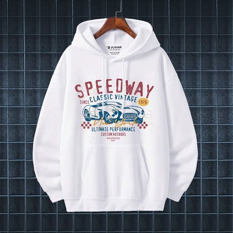 Speedway Oversize Hoodie Printed Hoodies Pullover Hoodies