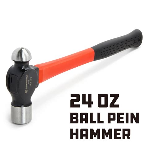 24 Oz Ball Peen Hammer Powerbuilt Tools