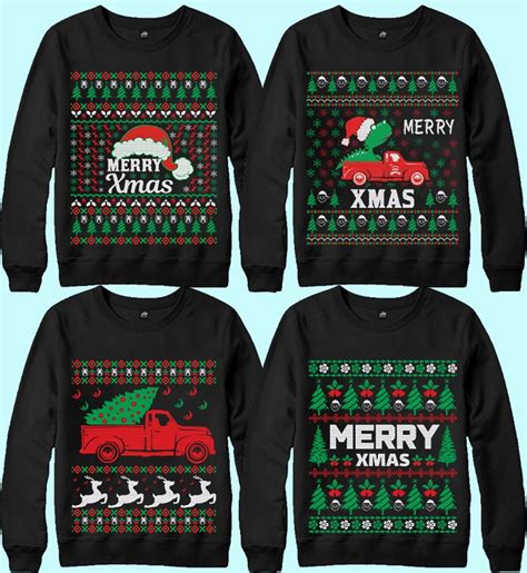 70 print ready Ugly Christmas Sweater Designs Bundle - Thefancydeal