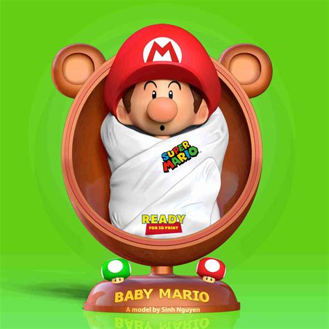 Baby Mario 3d Models Download Creality Cloud