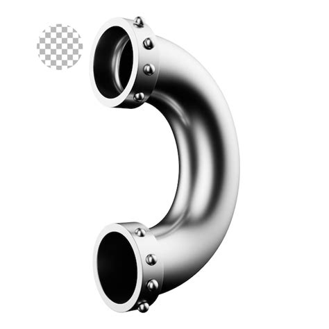 Premium PSD 3d Illustration Pipe