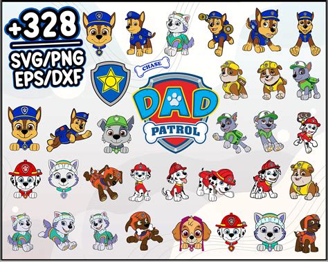Paw Patrol Cricut Svg Bundle Svg Files For Cricut