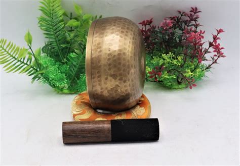 5 Inch Diameter Lingam Bowl Hand Hammer Tibetan Singing Bowl Etsy