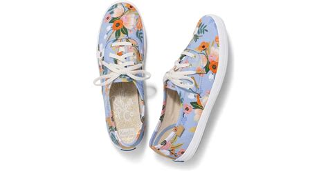 Keds X Rifle Paper Co Champion Sneakers In Lively Floral Keds Rifle