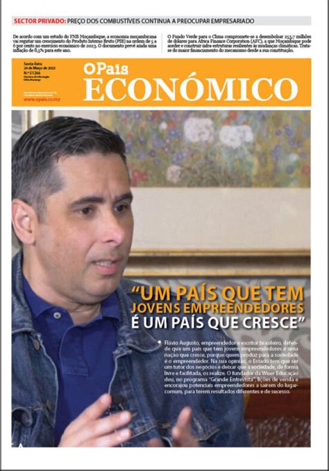 Capa Do Jornal Econ Mico O Pa S A Verdade Como Not Cia